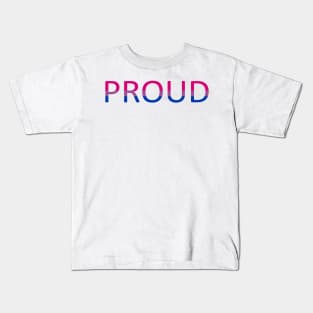 Proud Bisexual Flag Kids T-Shirt